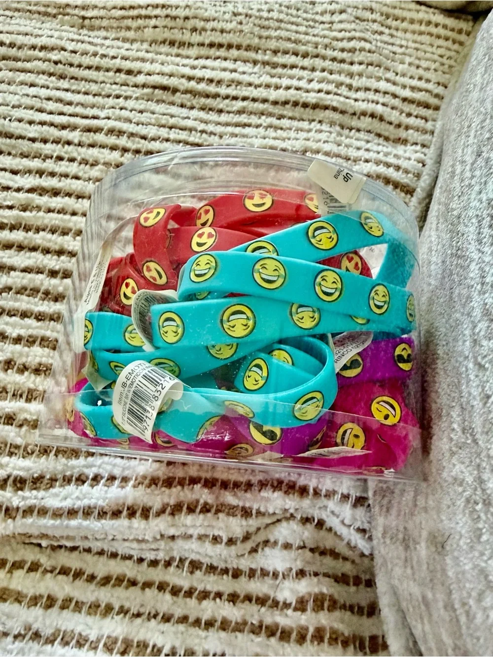 36 Ct Emoji Faces Bracelets Wristband New